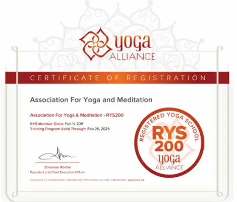 200 hour Yoga Alliance, USA